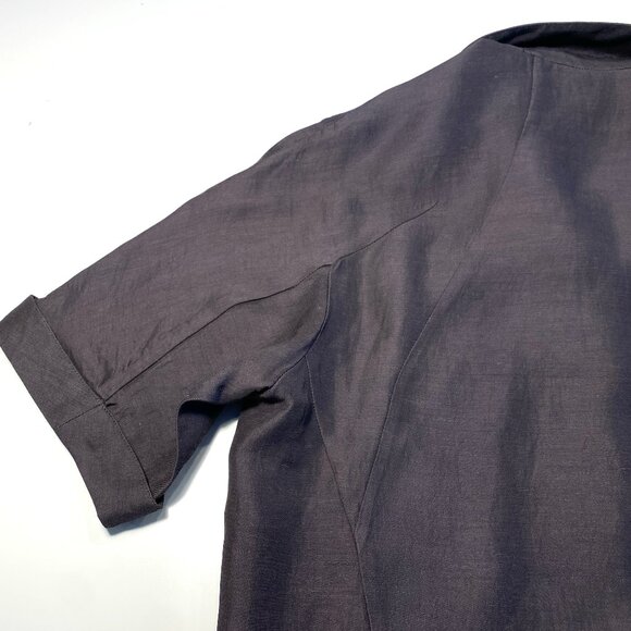 D.Hygen ST102-0621S Linen Rayon Short Sleeve Shirt, Japanese Size 1, Men's SM - Picture 12 of 14